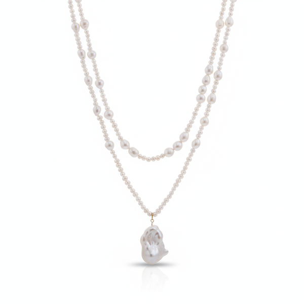 Baroque Sovereign 108 cm Freshwater Pearl Necklace