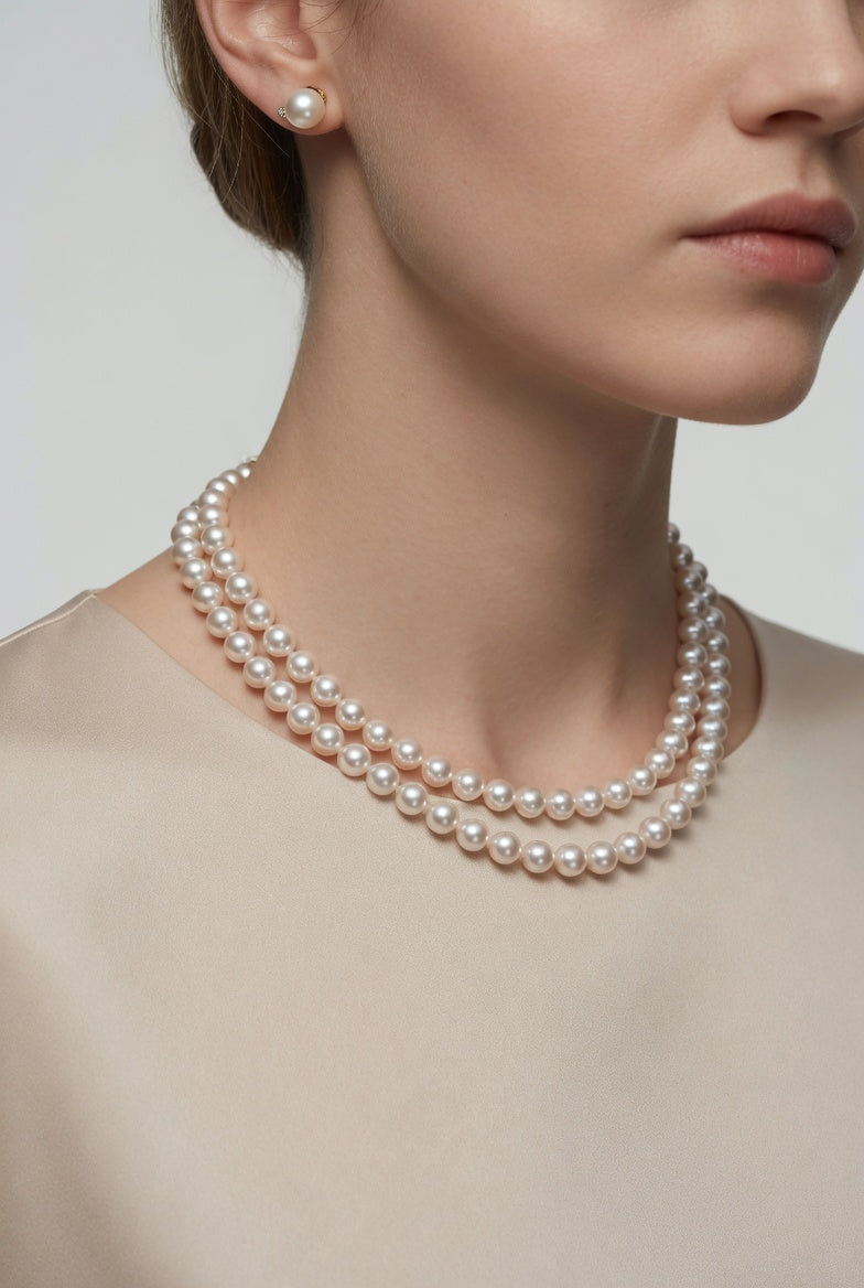 Love Unbound Akoya Pearl Full Strand Necklace