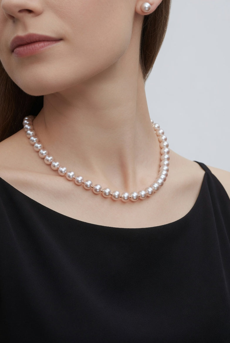 Love Unbound Akoya Pearl Full Strand Necklace