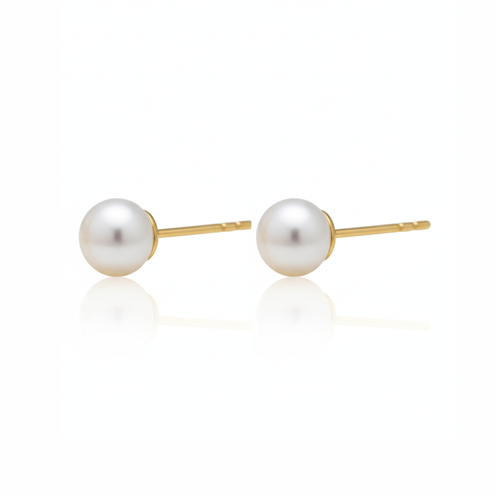 Guiding Star Stella Celestial Two Way Pearl Stud & Earrings Jacket in 18K Gold Vermeil