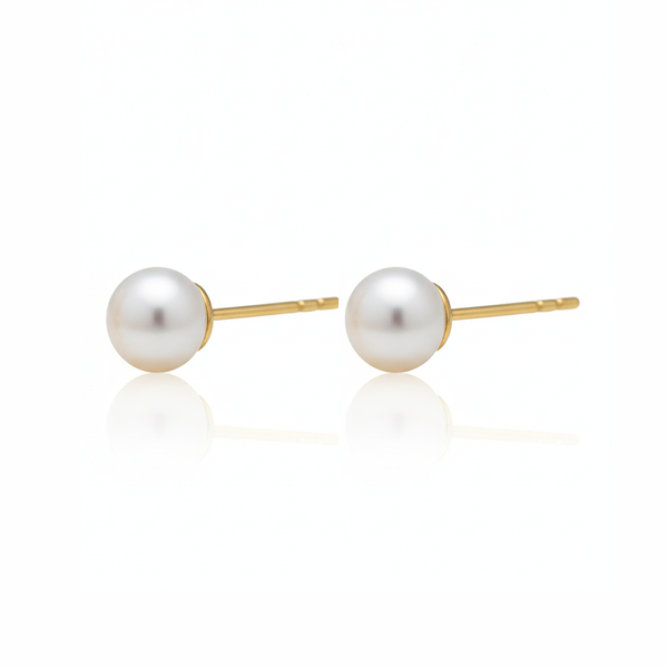 Guiding Star Stella Celestial Two Way Pearl Stud & Earrings Jacket in 18K Gold Vermeil