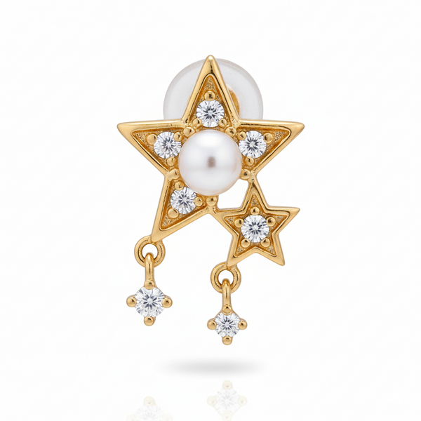 Guiding Star TwinEstelle Twins Star Stud Earrings in 18K Gold Vermeil