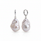 Baroque Sovereign Heirloom Baroque Pearl Drop Earrings in 18K Gold