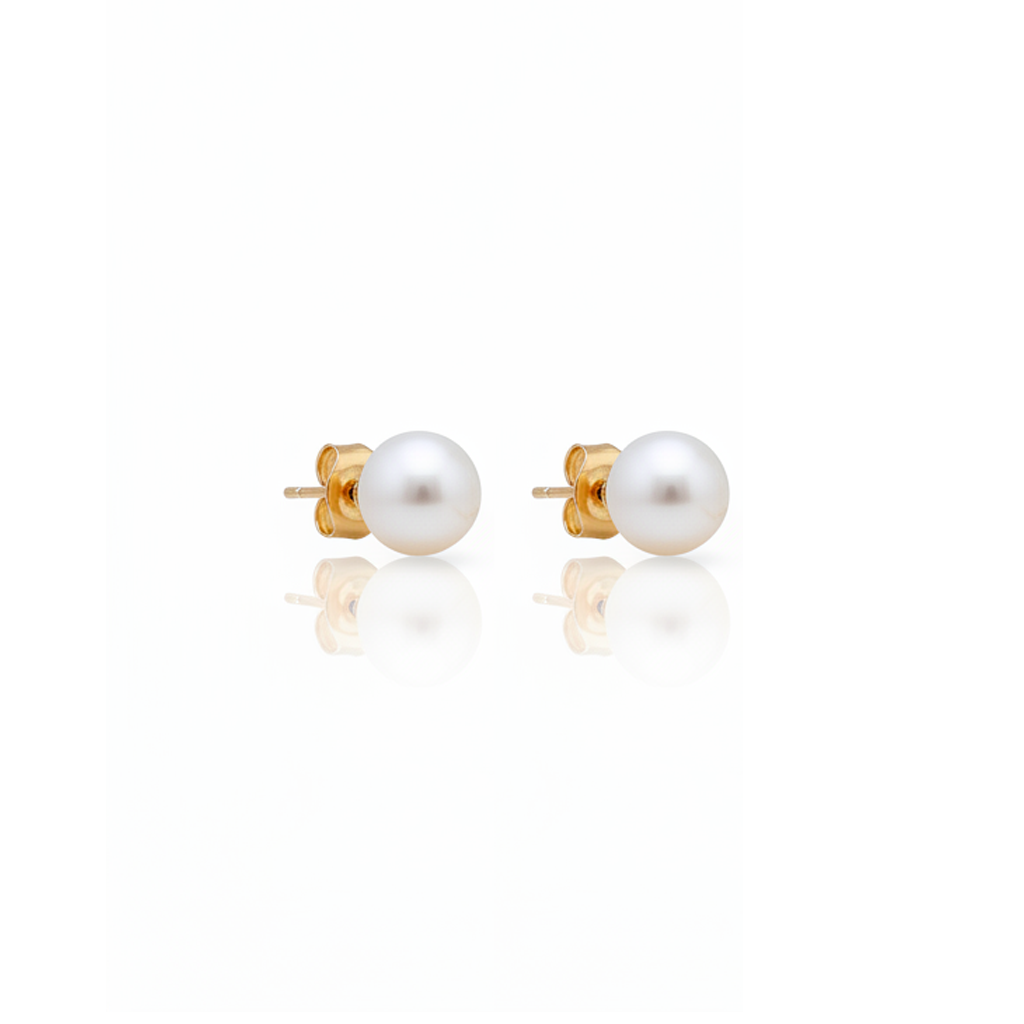 Love Unbound Two Way Double Freshwater Pearl Drop Earrings in 18K Gold Vermeil