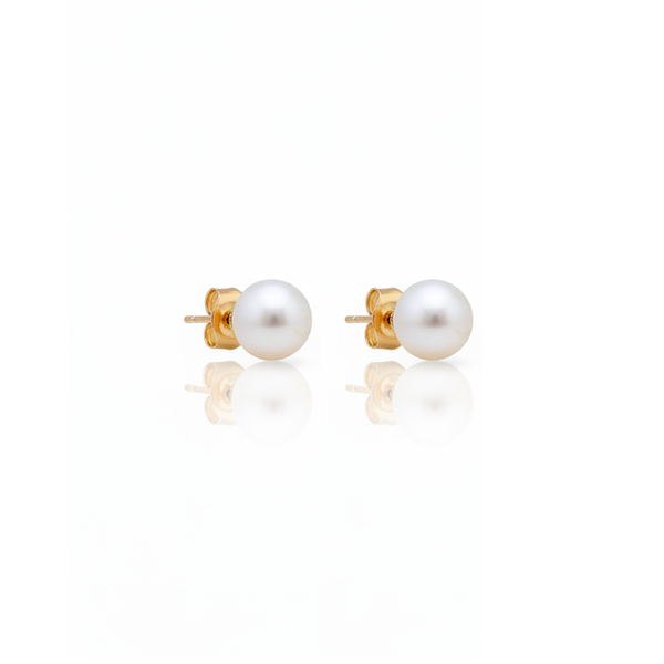 Love Unbound Two Way Double Freshwater Pearl Drop Earrings in 18K Gold Vermeil
