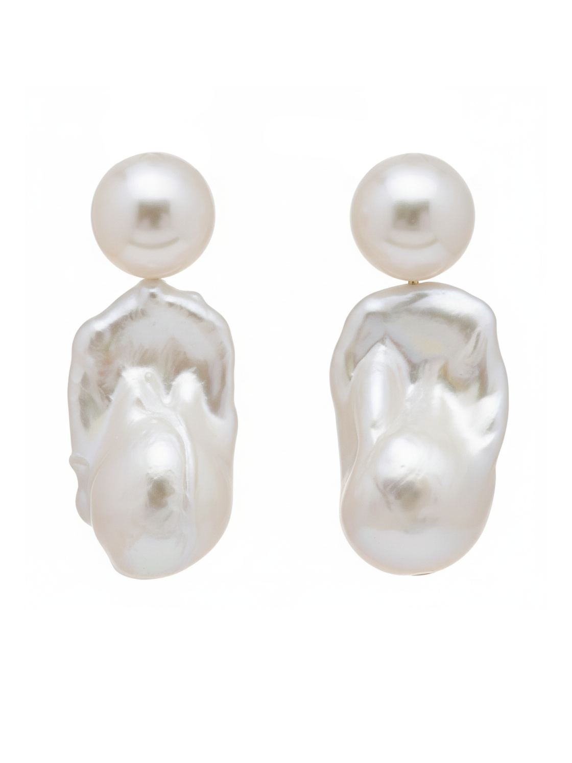 Baroque Sovereign Baroque Pearl x Freshwater Pearl Drop Earrings