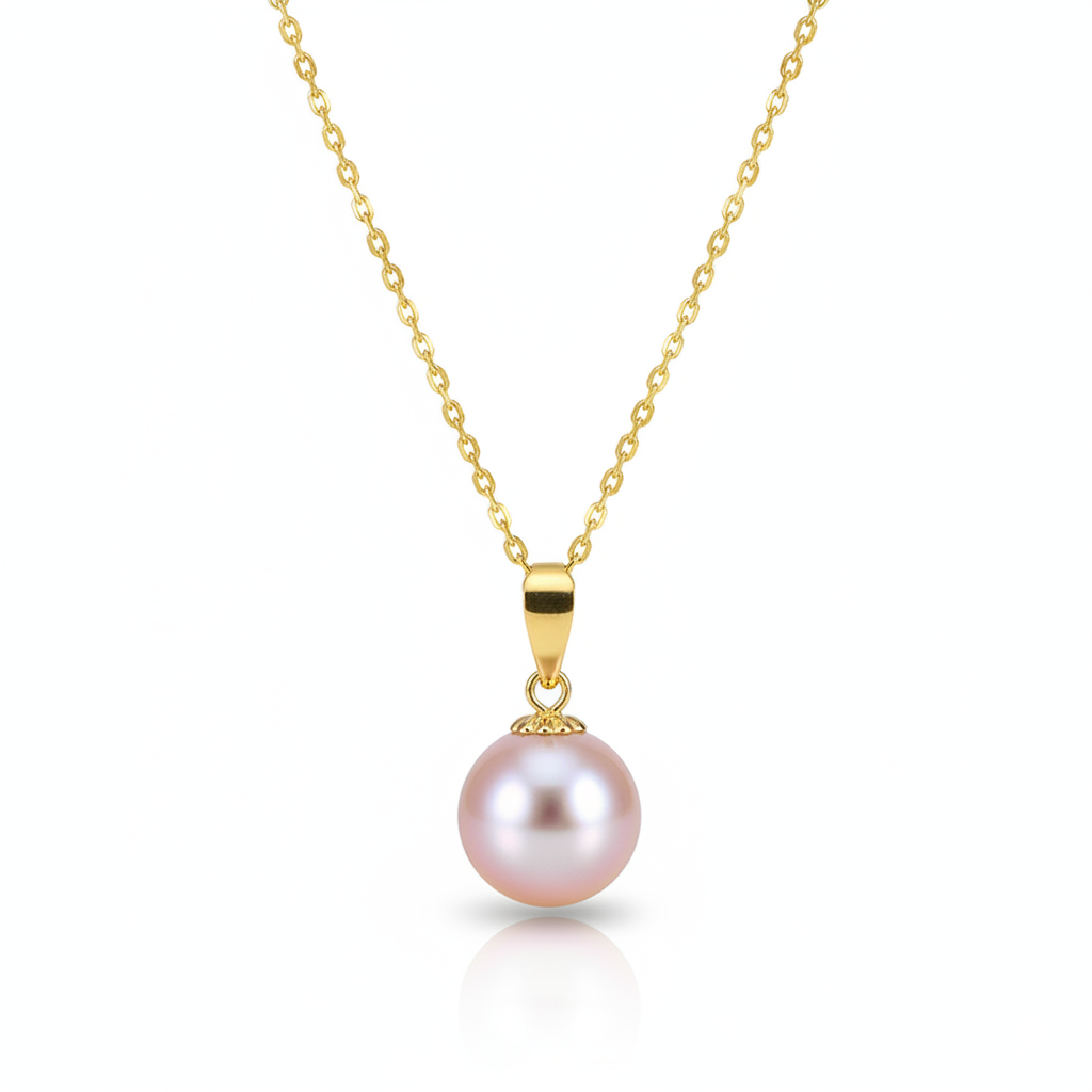 Love Unbound Classic Freshwater Pearl Pendant Necklace in 18 Carat Gold