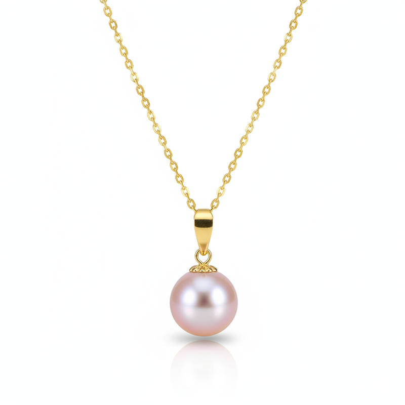 Love Unbound Classic Freshwater Pearl Pendant Necklace in 18 Carat Gold