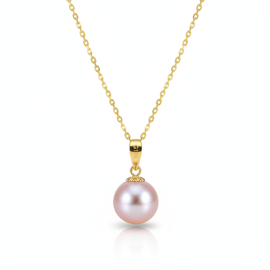 Love Unbound Classic Freshwater Pearl Pendant Necklace in 18 Carat Gold