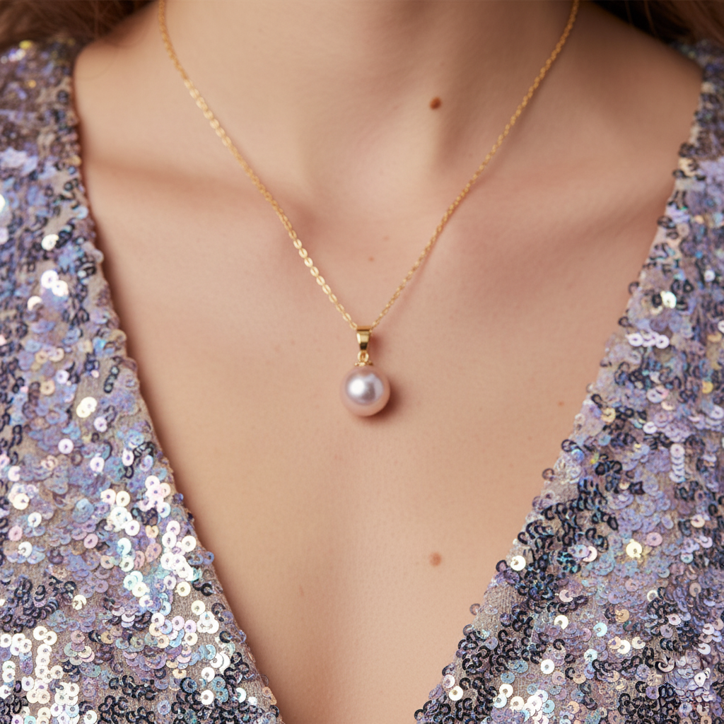 Love Unbound Classic Freshwater Pearl Pendant Necklace in 18 Carat Gold
