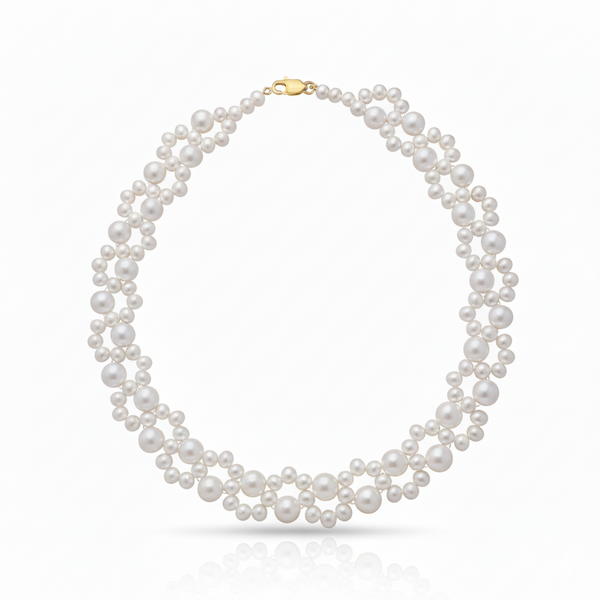 Love Unbound Heirloom Freshwater Pearl Necklace in 18K Gold