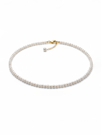 Love Unbound 6-7mm Freshwater Pearl Full Strand Necklace in 18K Gold