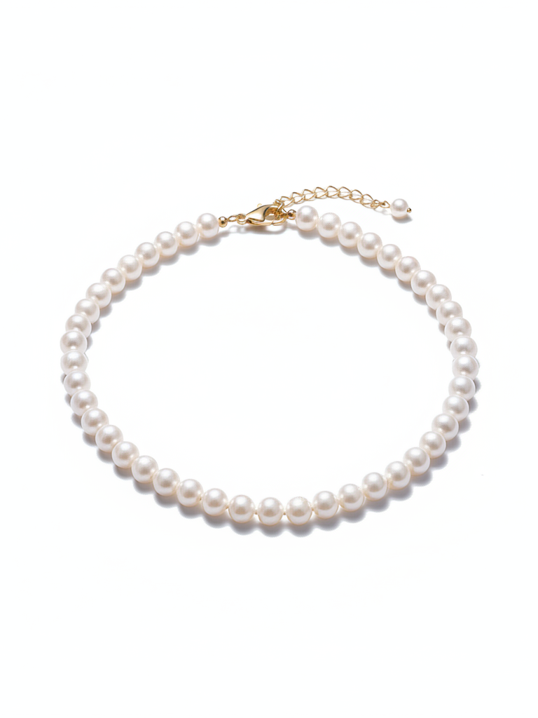 Love Unbound 8-9mm Freshwater Pearl Full Strand Necklace in 18K Gold