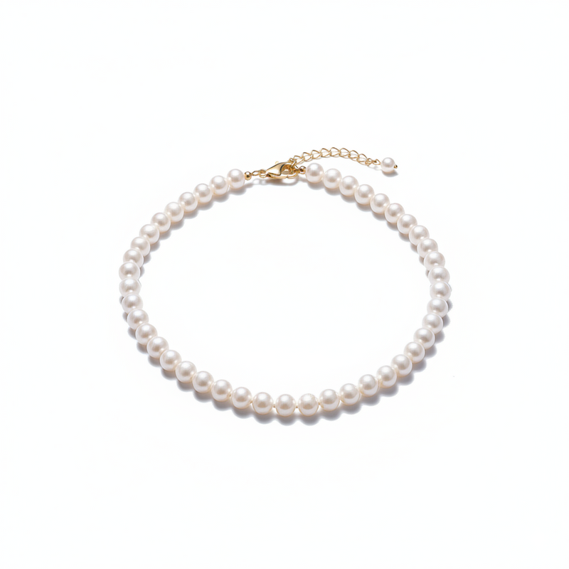 Love Unbound 8-9mm Freshwater Pearl Full Strand Necklace in 18K Gold