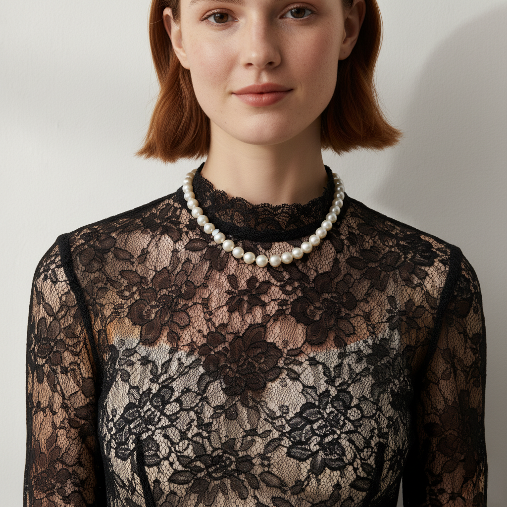 Love Unbound 8-9mm Freshwater Pearl Full Strand Necklace in 18K Gold